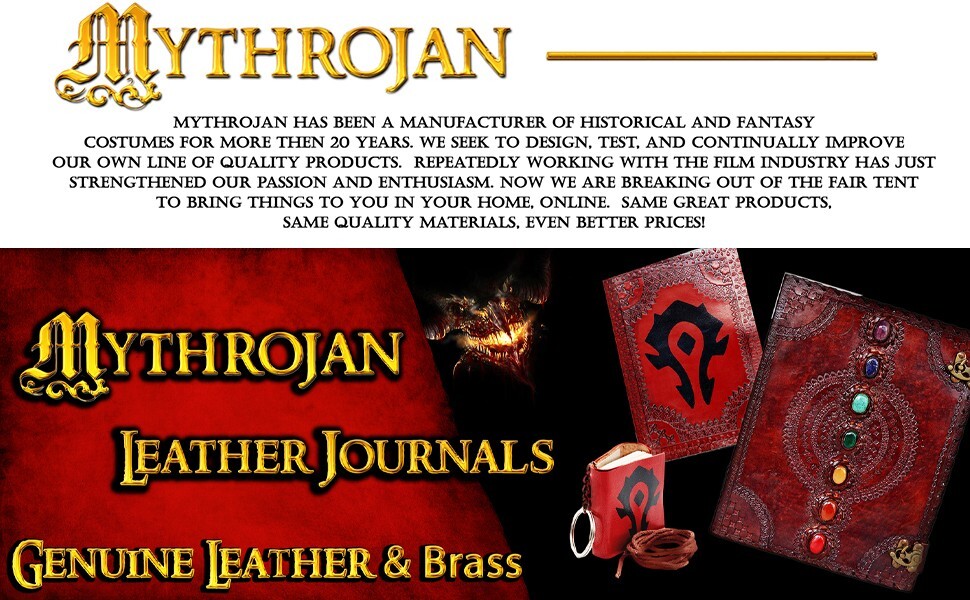 Medieval Leather Journal with Lockable Closure Diary Paper Notebook Book Brown