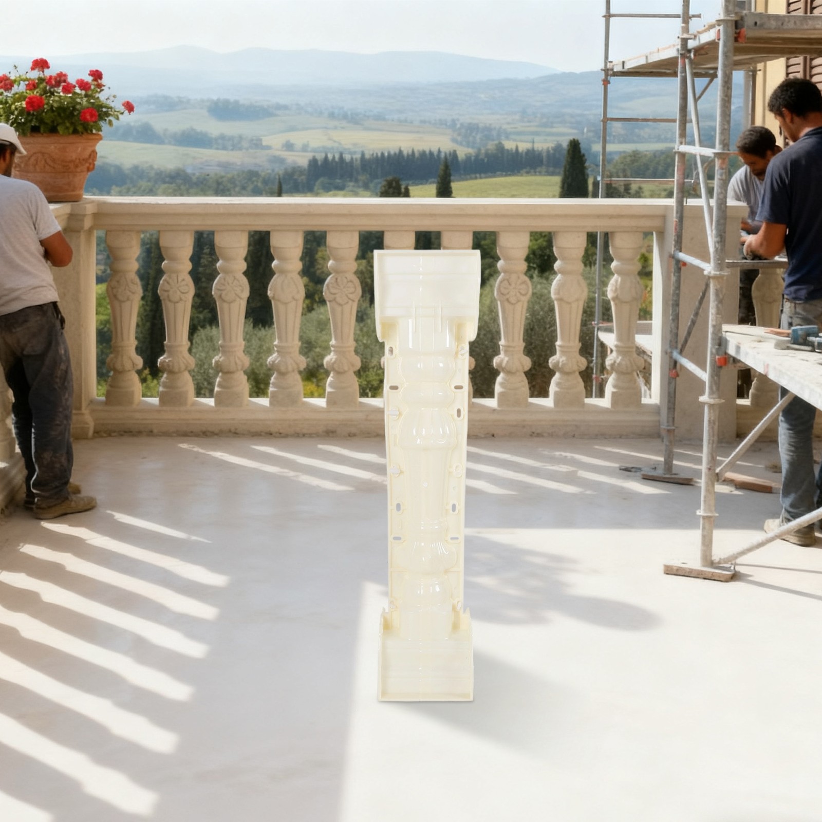 Balustrades Mold Set 89cm Mould Fits For Concrete Plaster Cement Plastic Casting