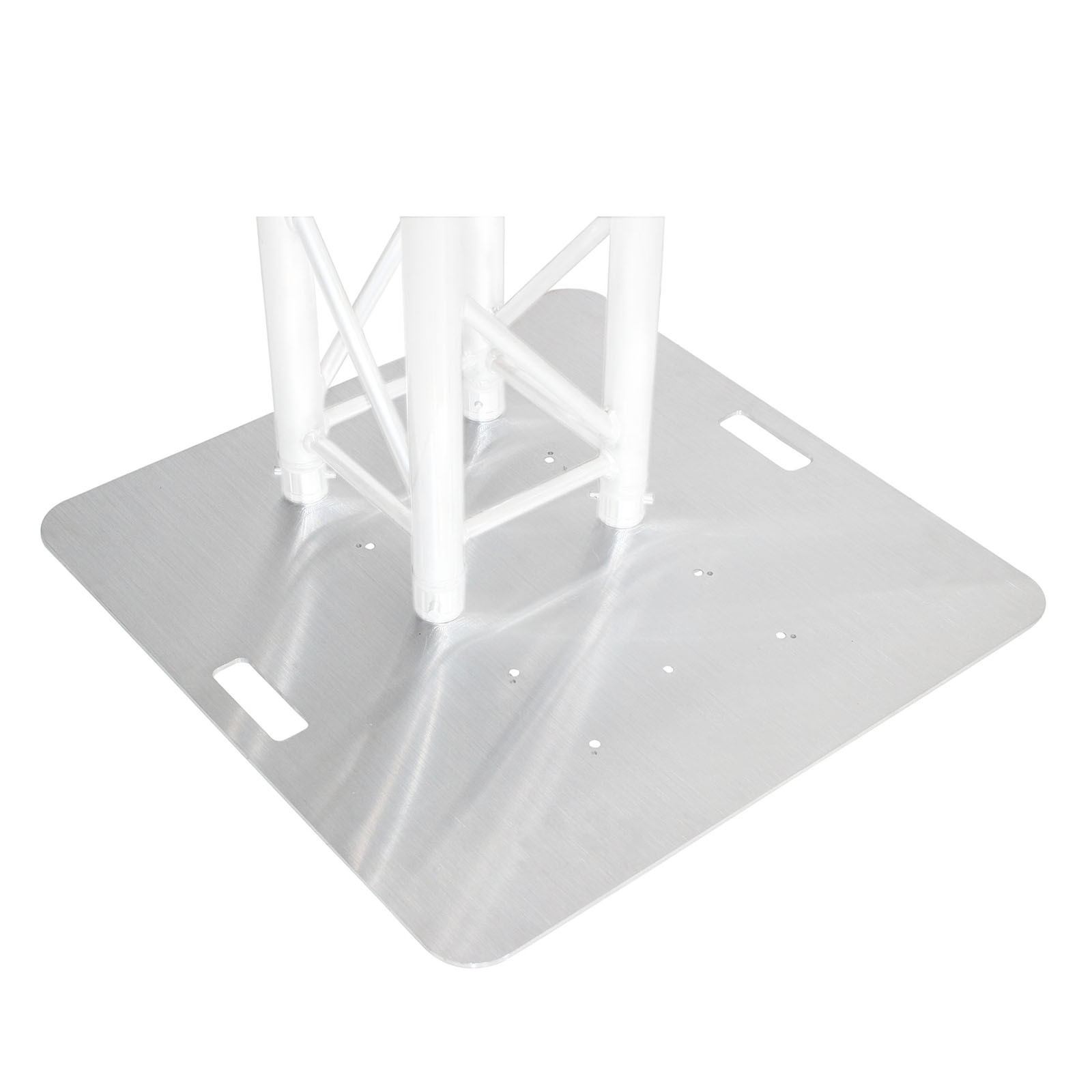 30"x30" 6mm Lighting Stand Square Aluminum Trussing Base Plate For 12"x12" Truss