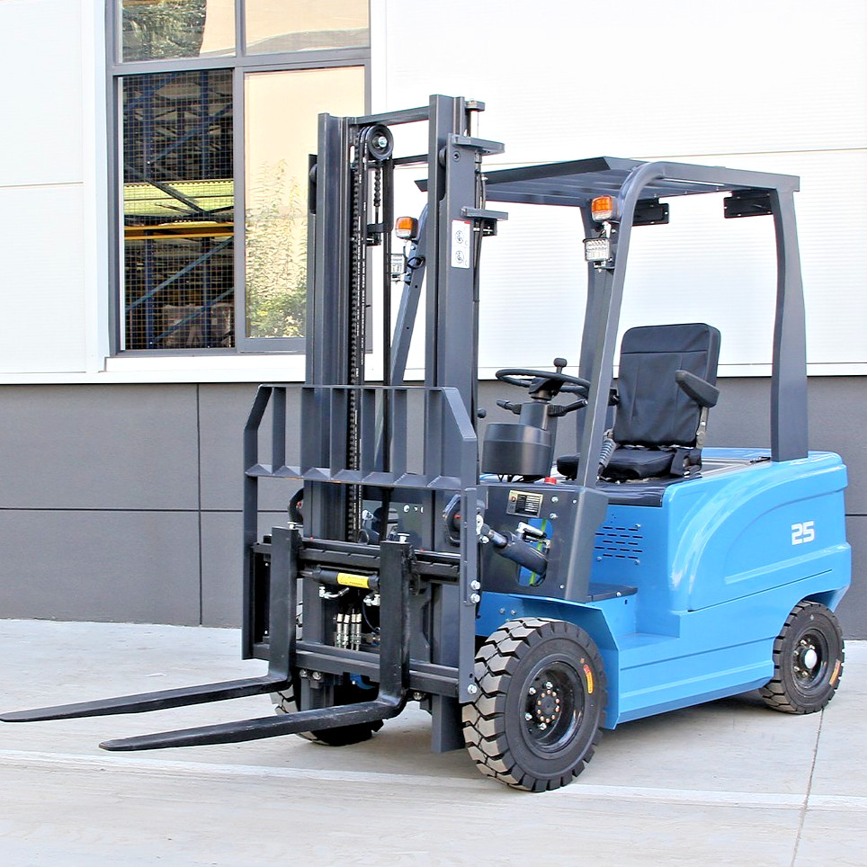 FREE SHIP 2.5Ton 5500lbs Electric Forklift Rated W/60V 70Ah Charger Side Shift