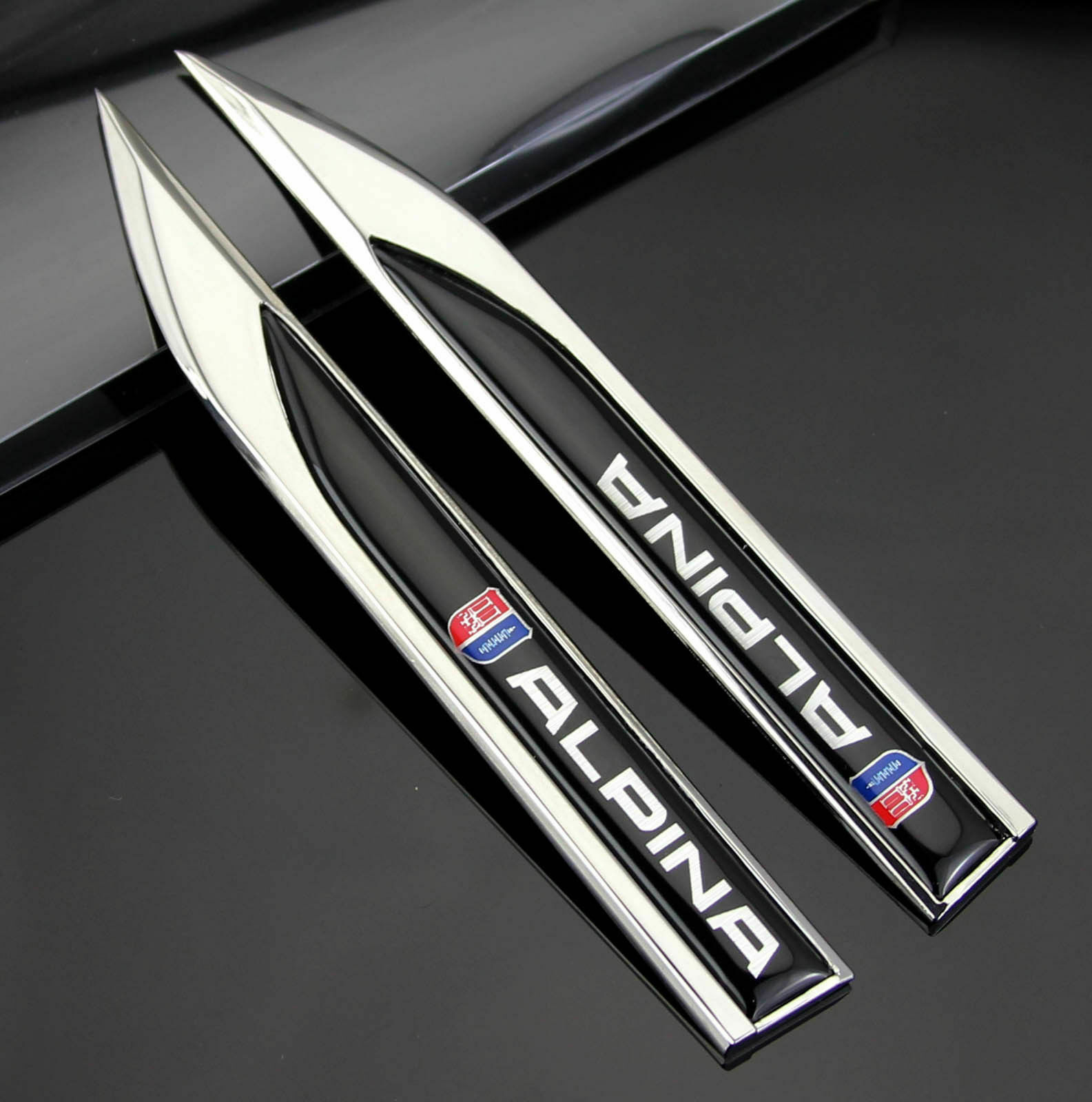 NEW ALPINA BLADE Badge FENDER Emblem For 3 5 7 Series X1 X3 X5 x6 m3 m5 m6 m4