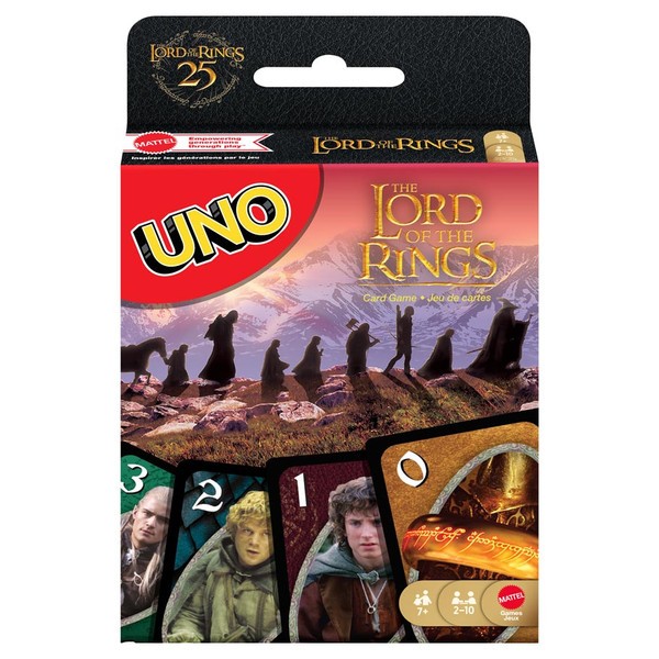 MTTJMF13 Mattel Toys UNO: Lord of the Rings