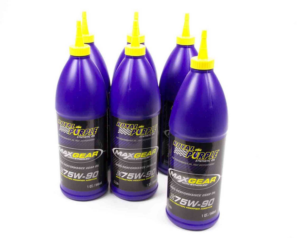 Royal Purple Max Gear Synthetic 75W-90 Gear Oil - 1 Quart - Case of 6