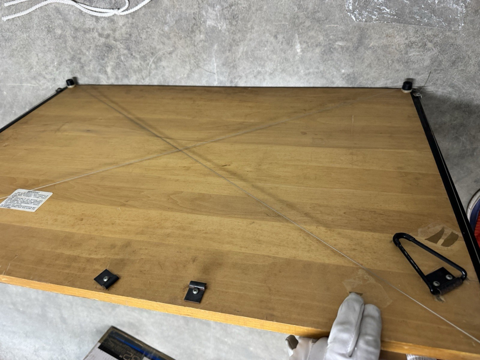 Vintage MAYLINE 20" x 30" Portable Wood Drafting Table Top