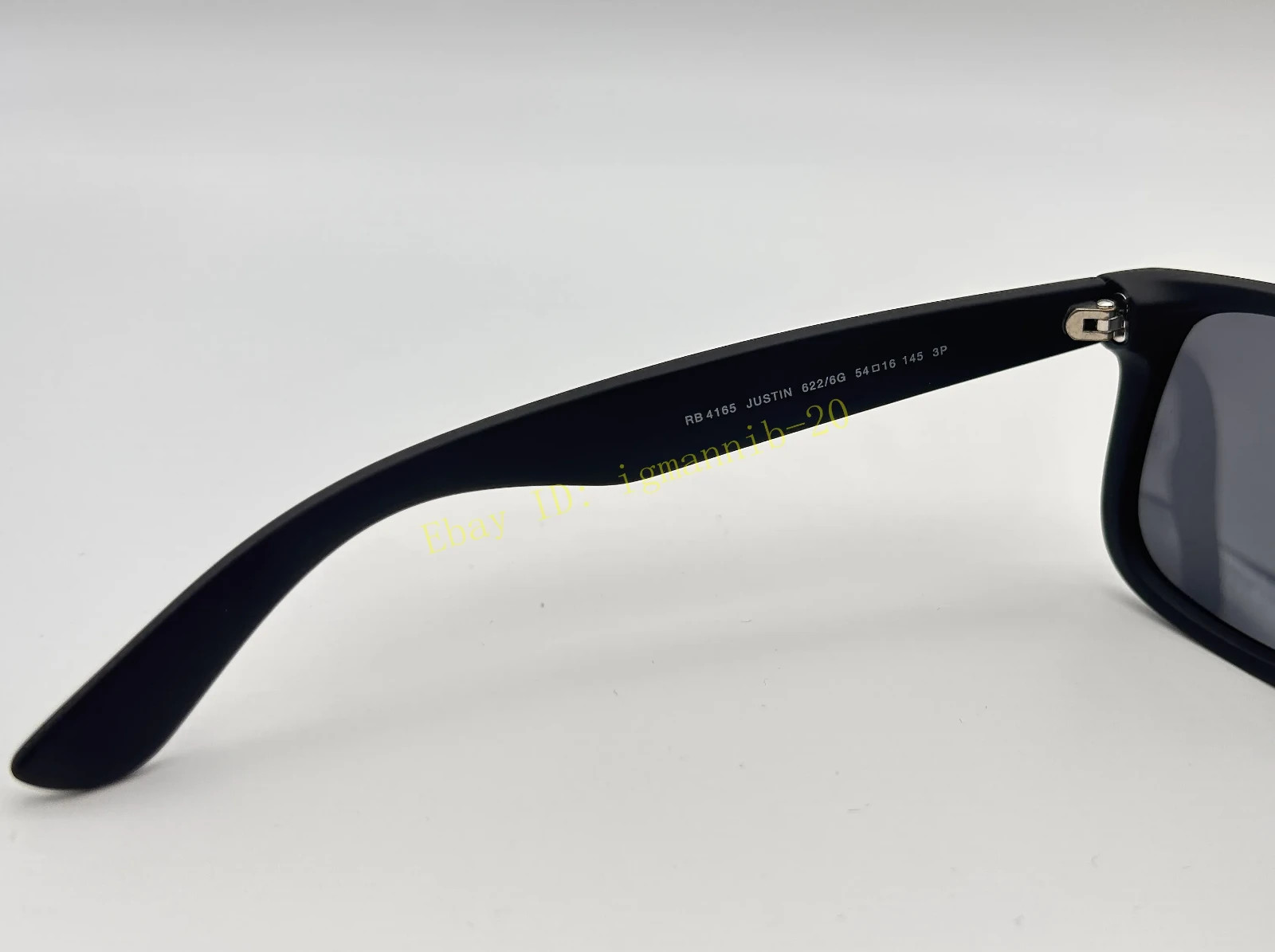 Ray-Ban RB4165 622/6G Justin Polarized Sunglasses Grey Mirror Silve Lens 54mm UV