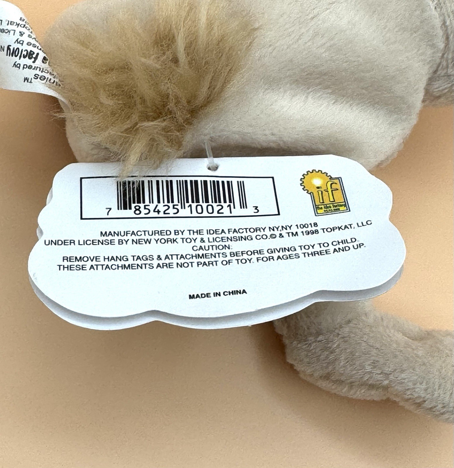 Meanies Series 1 1/2 LUCKY The RABBIT Bean Bag Plush 1998 The Idea Factory MWMTs