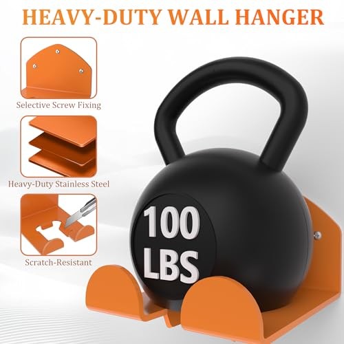 Garage Storage Trimmer Rack Garden Power Tool Hanger for Lawn Mower, 2 Pack