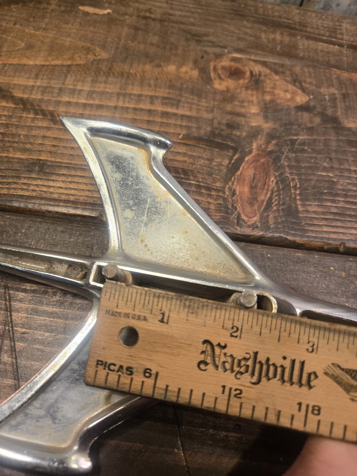 Used 1953 Ford Hood Ornament Rocket Plane Style Emblem