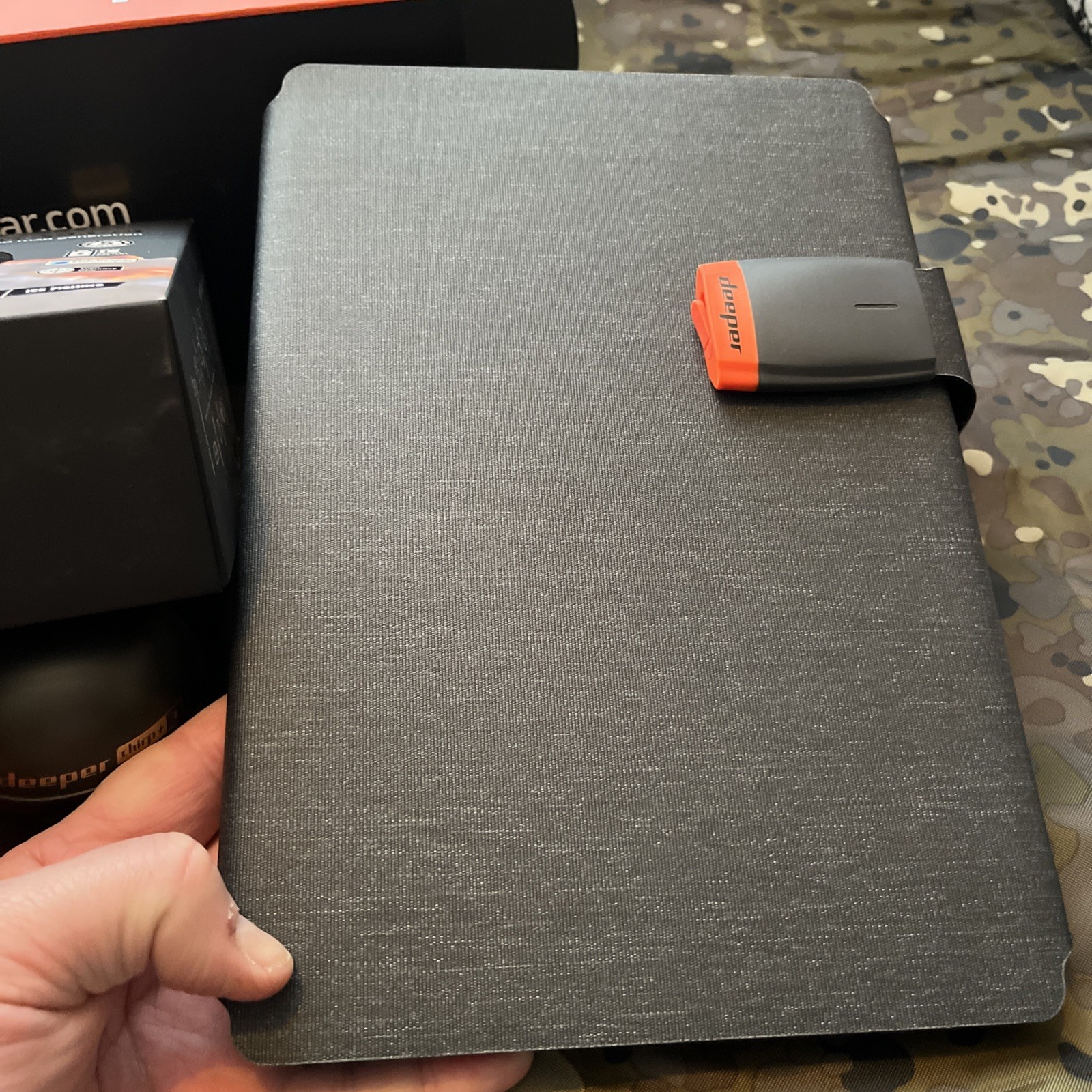 Deeper Chirp + 3 Sonar Power Bundle With Solar Panel Portable Fish Finder #NEW#