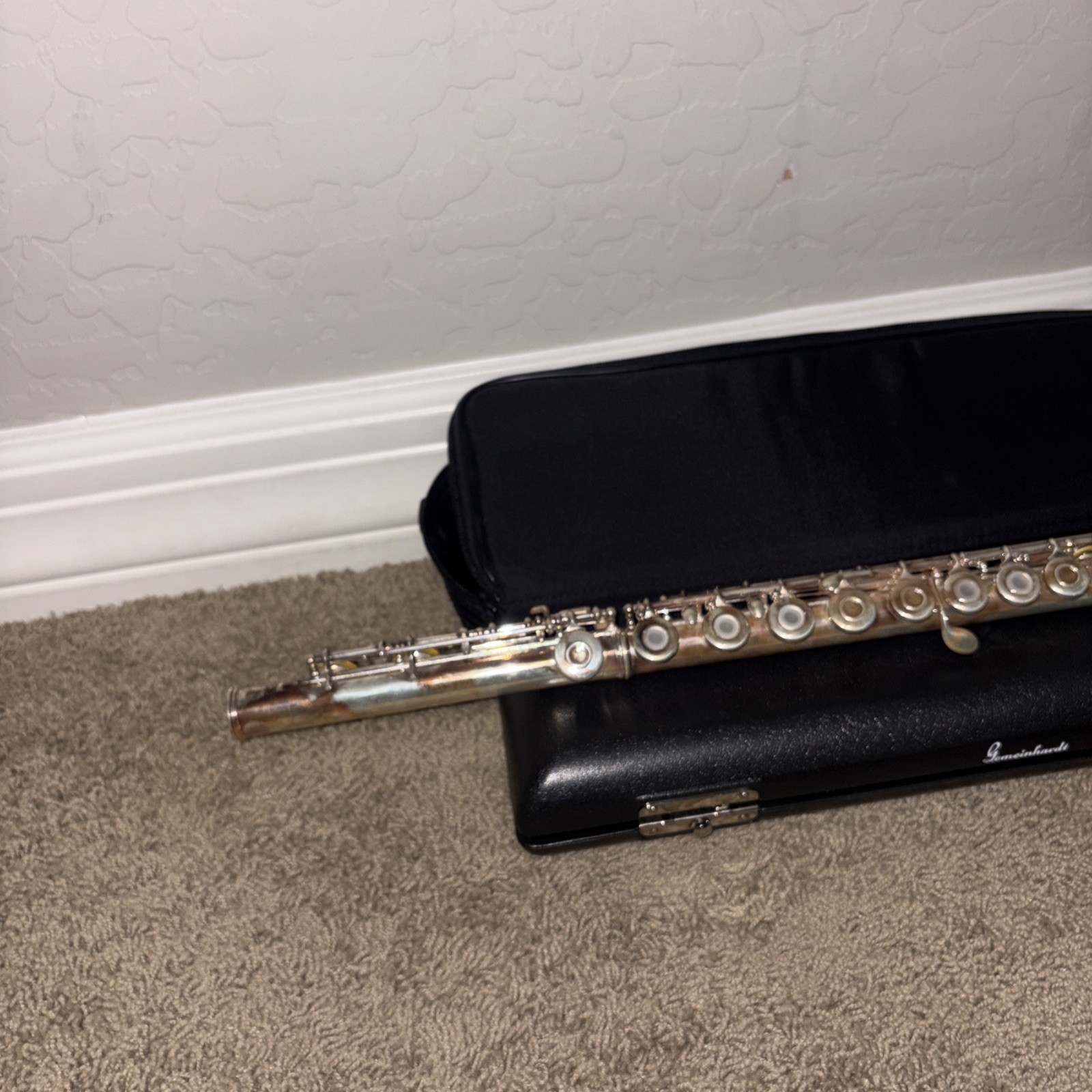 Vintage Gemeinhardt 3B Intermediate Flute Open Hole Inline G J1 Headjoint USA