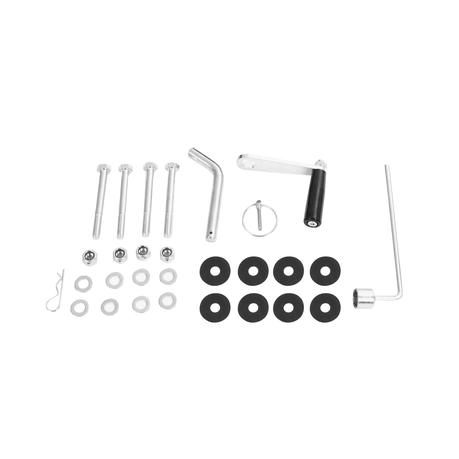 Black Manual Quick Implement Lift 50 Inches For ATV / UTV with 2" Receiver