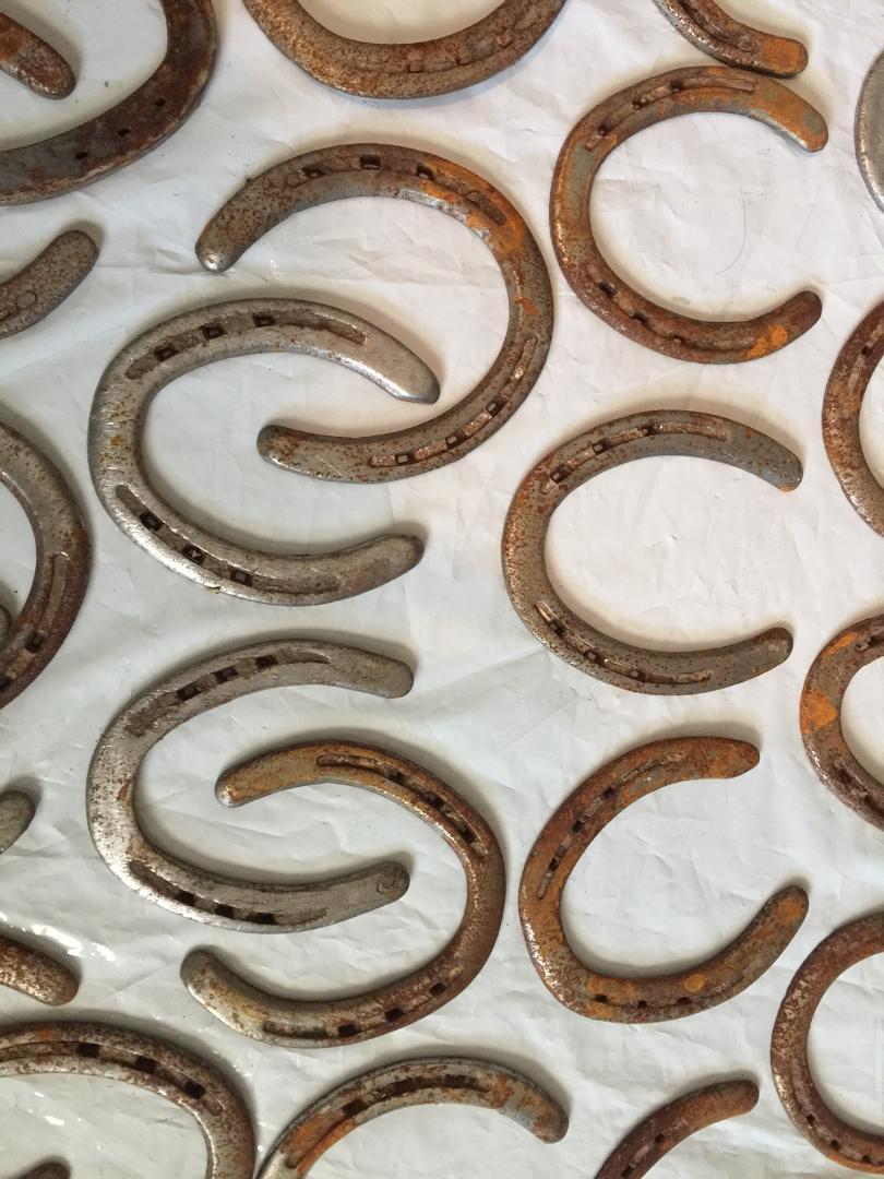 25 USED Horse Shoes Horseshoe Rusty Crafts Art Cowboy Horse Project Western