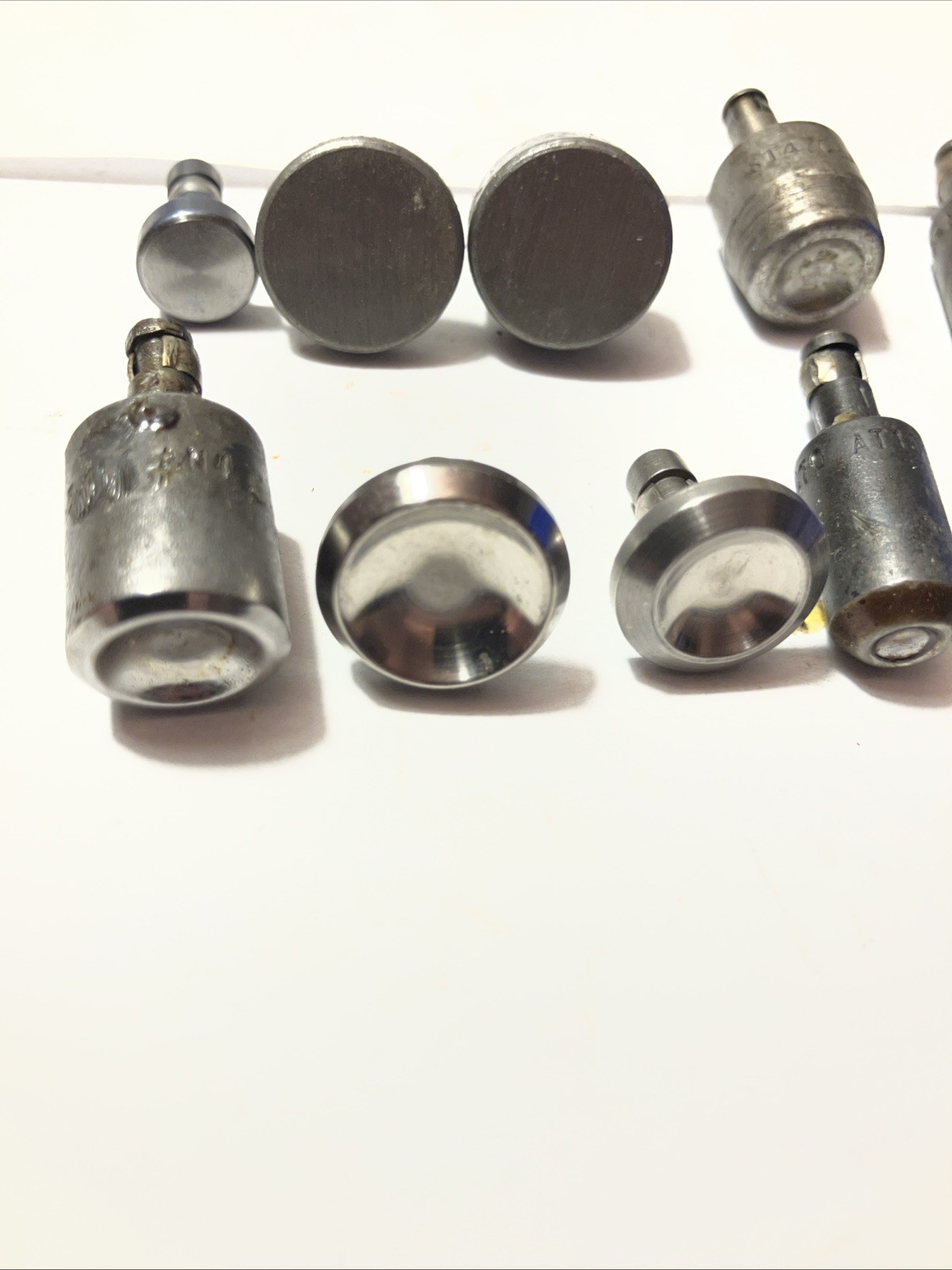 Lot 10 Hand Rivet Squeezer Die 3/16 Shank Aircraft Aviation Tools #1 Belly Tank