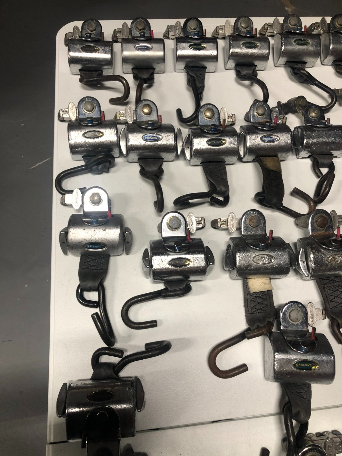 Q'Straint Wheelchair Securement tie Down Retractors.