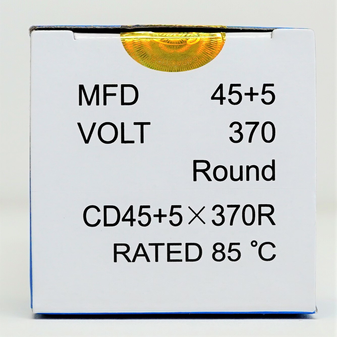 Air Conditioning HVAC Round Dual Motor Run Capacitor 45 + 5 MFD 370 Volt