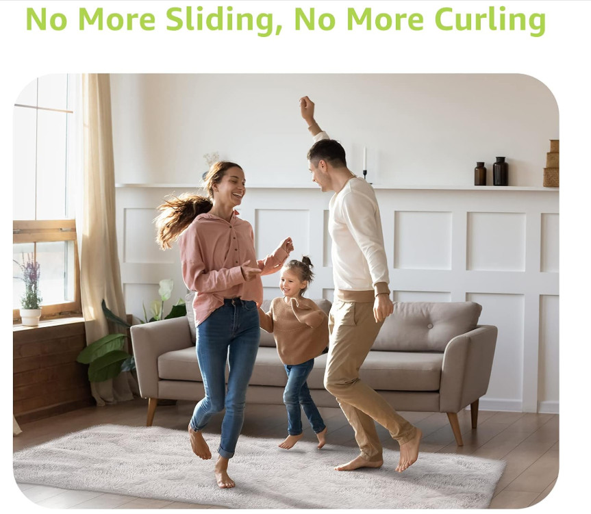 Rabenda 12 Pcs Grippers for Rugs, Non Slip Rug Pads for Hardwood Floors - NEW