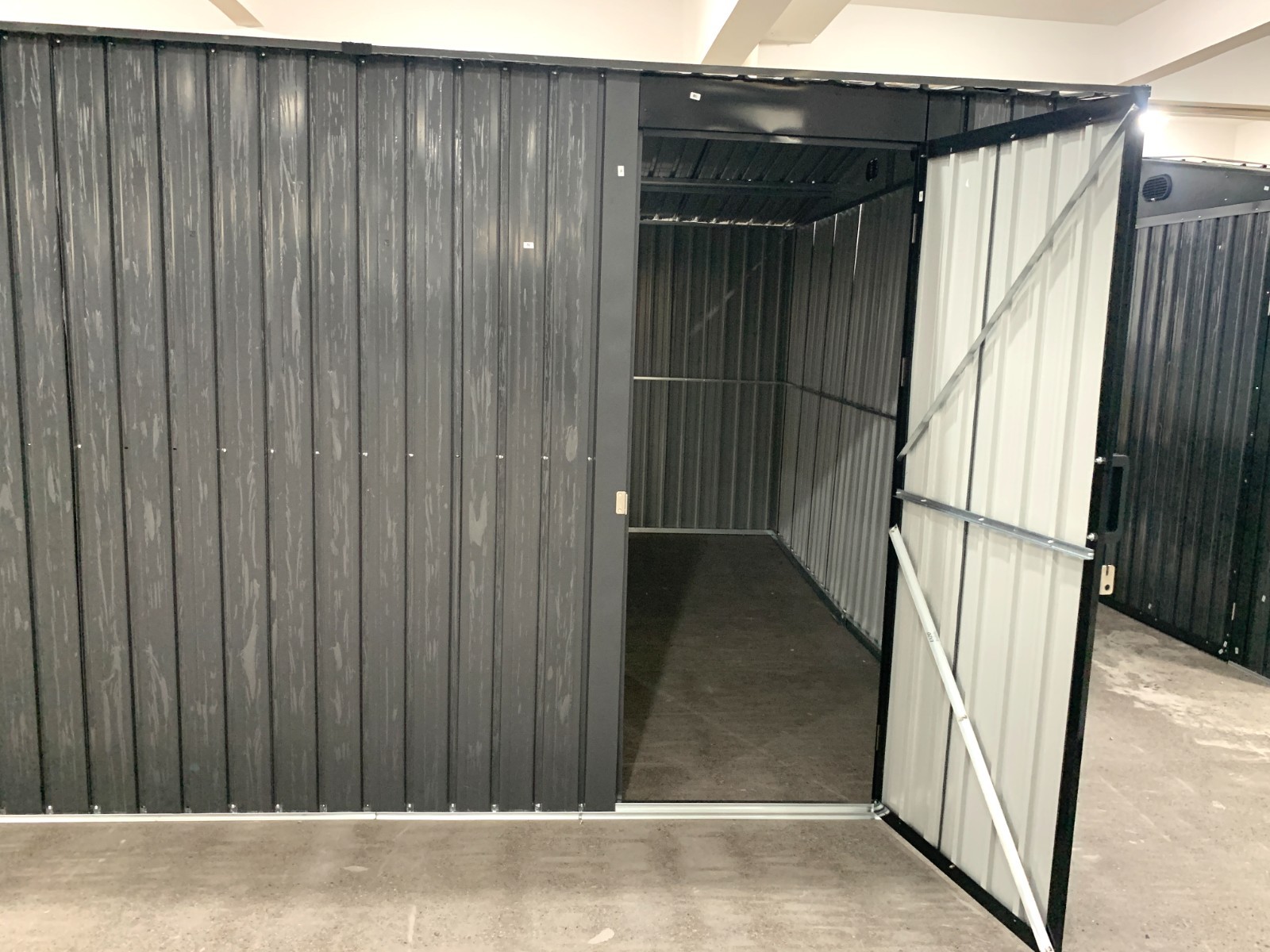 13x20FT Galvanized Metal Outdoor Storage Shed Livestock Garage Free shipping