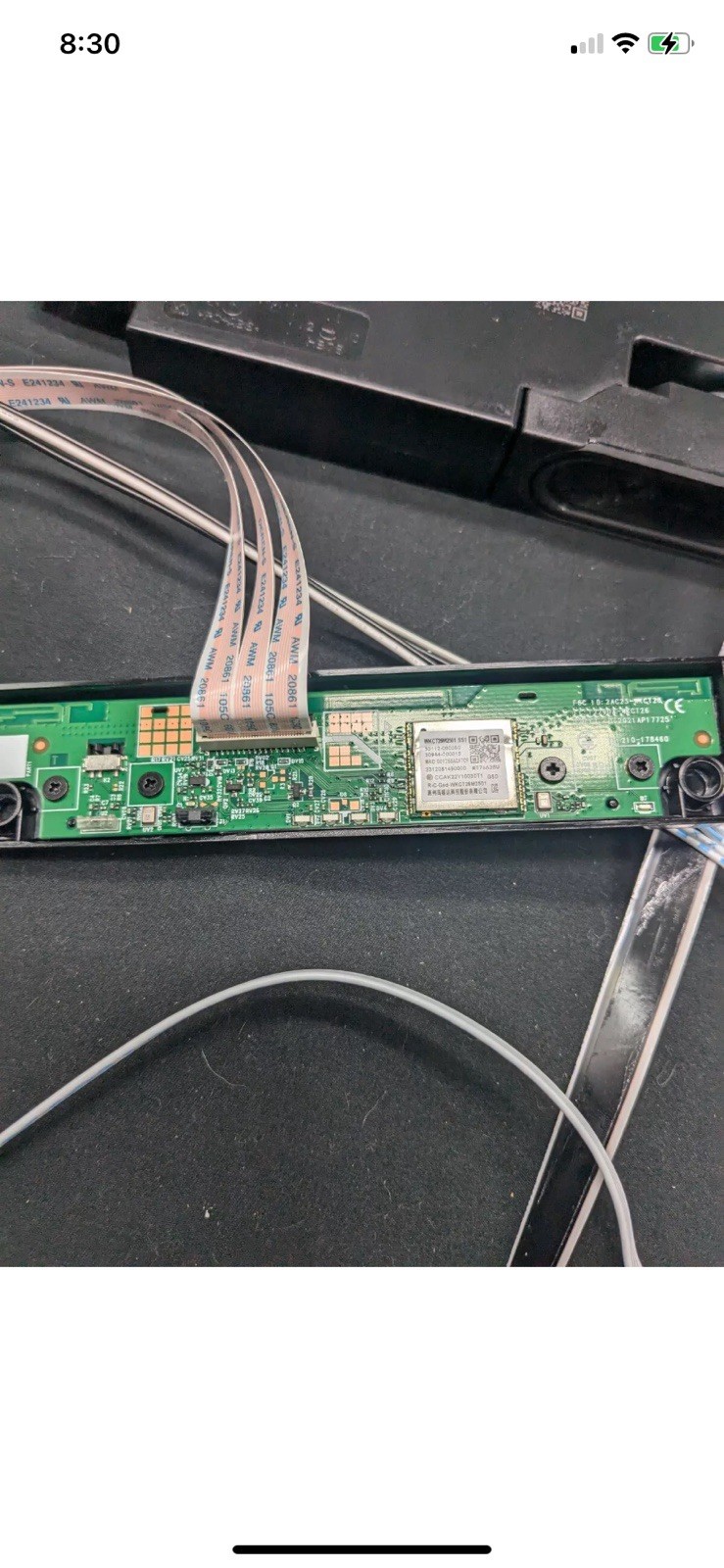 TCL 98" TV 98S550G Repair Kit Boards TCL ST9751D01-6, 30805-000388, 30800-001095