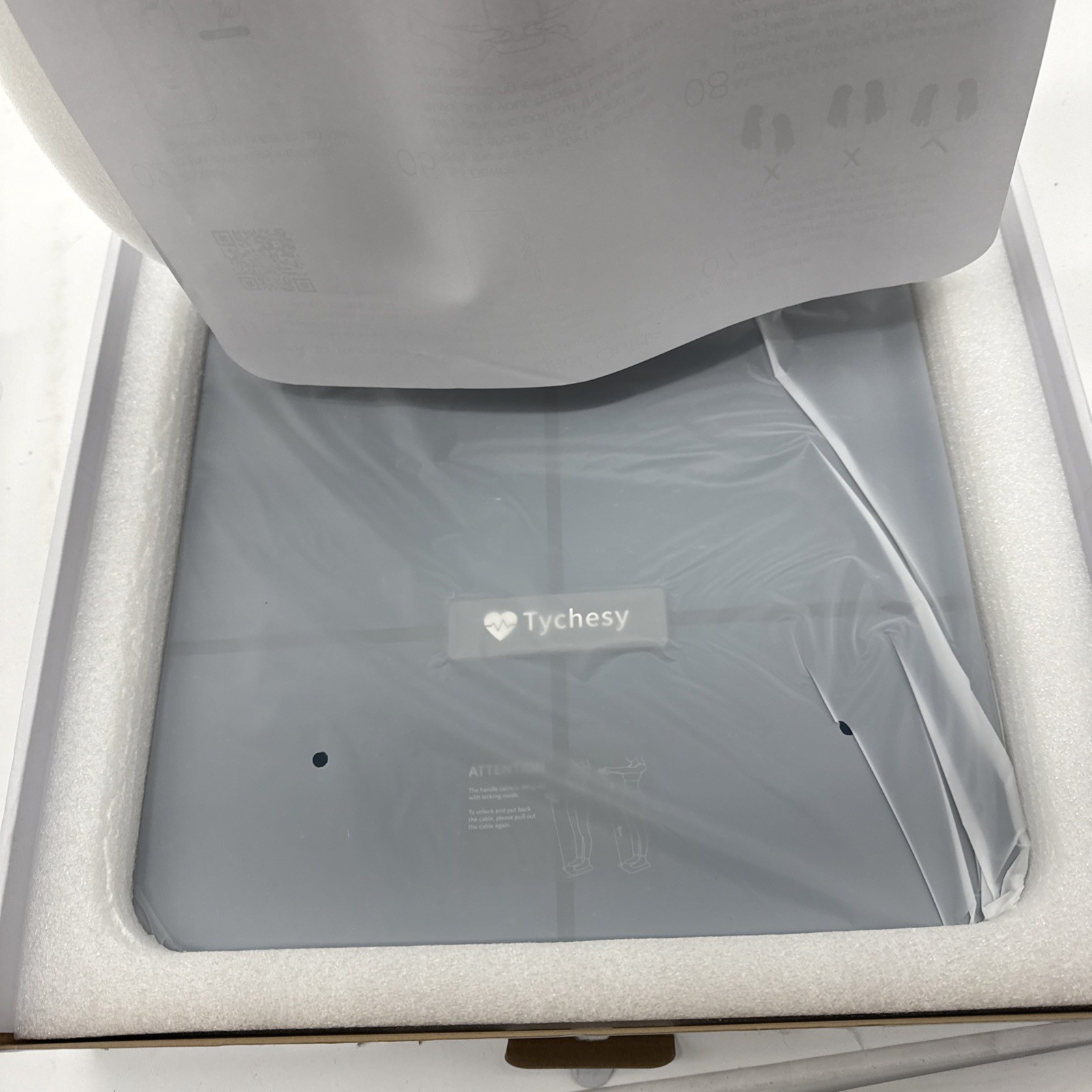 Tychesy Smart Body Health Scale, FI2419LB Medical Grade Analyzer, Black