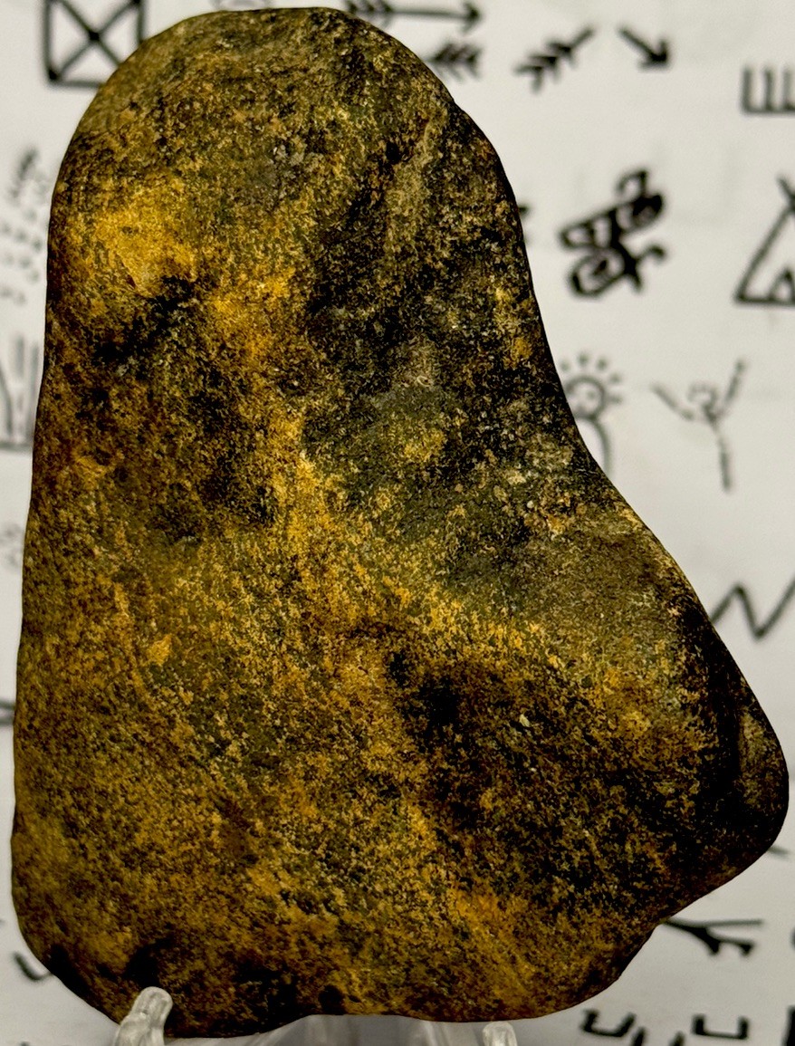 Native American Indian Authentic Artifact Stone Carved Effigy, 13.3 oz • VA