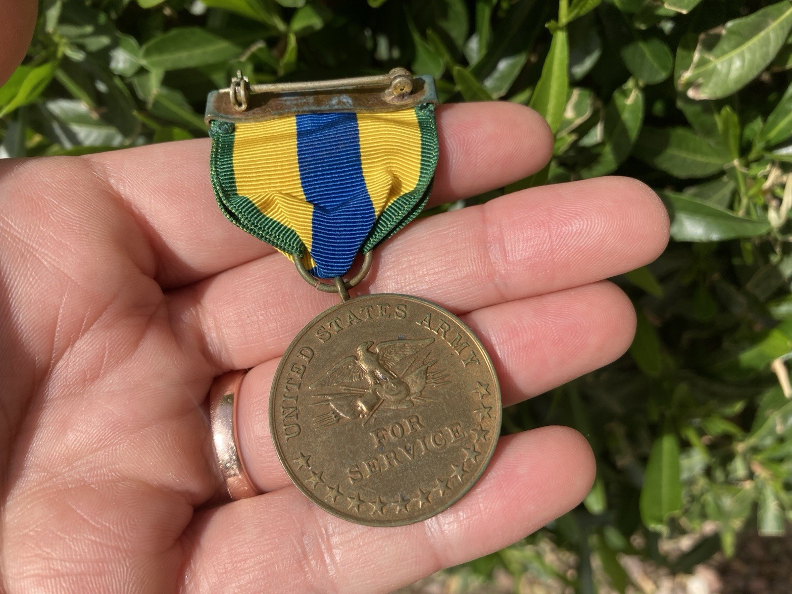 Rare Original Mexican Service Medal NUMBERED 1911-1917 With Ribbon ww1 wwi Army