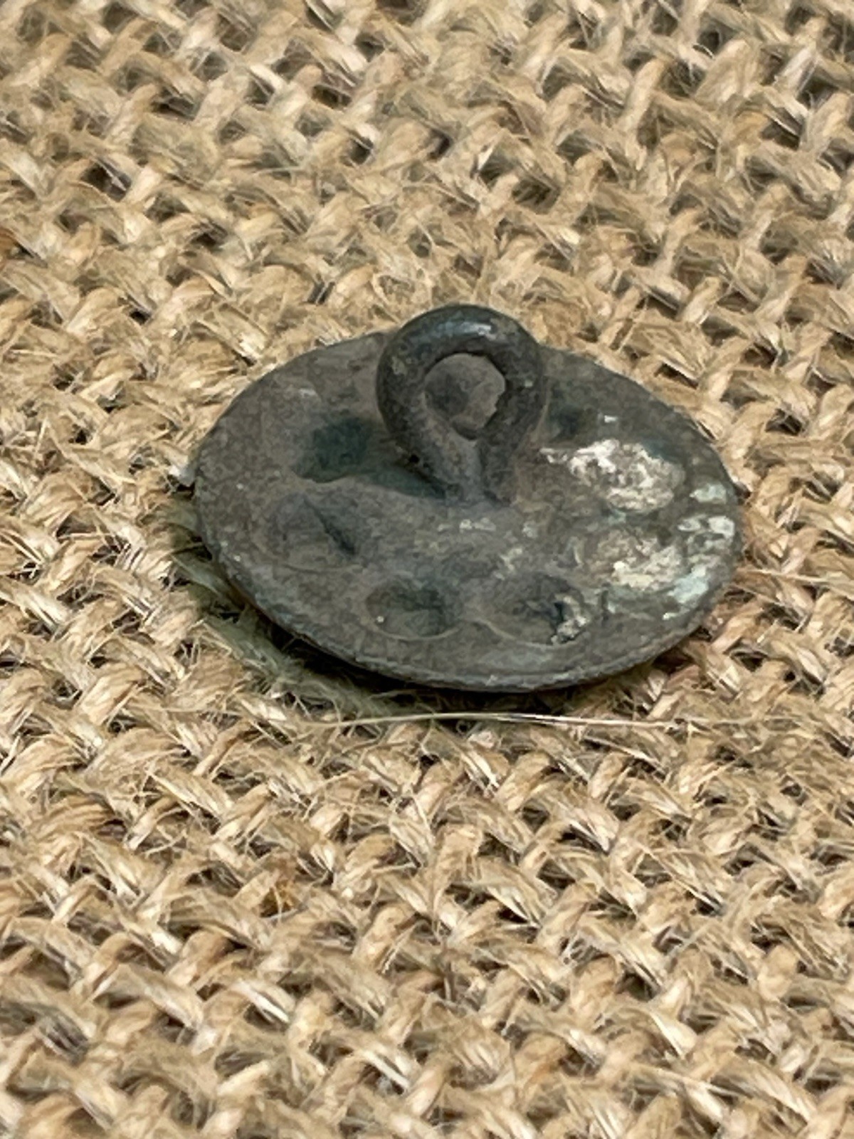 Three Dug Civil War Period Flower Type Buttons Recovered At Savannah Ga