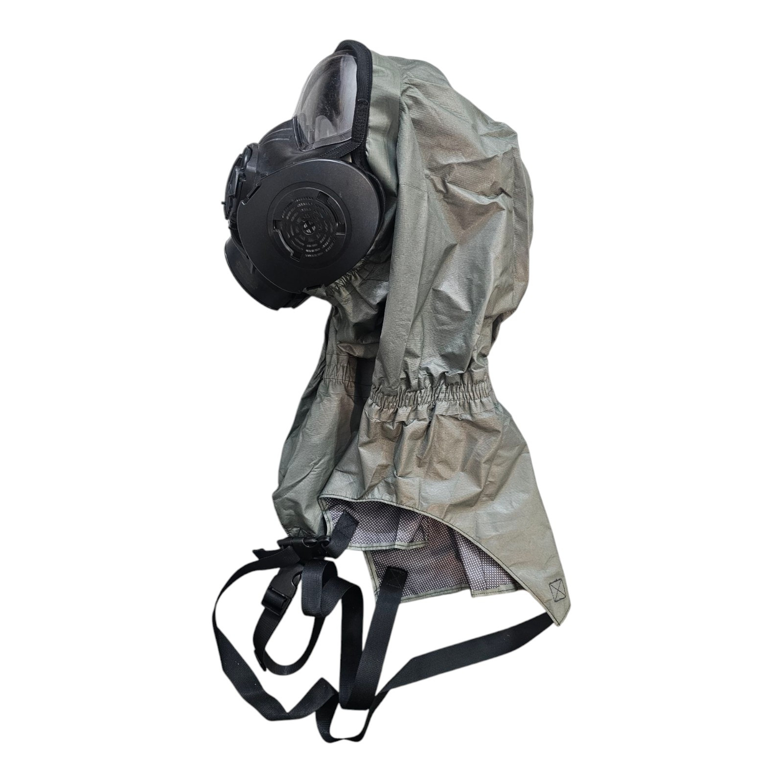 AVON M50/M51 SM/MD gas mask hood/ protective hood assembly. New! NIP