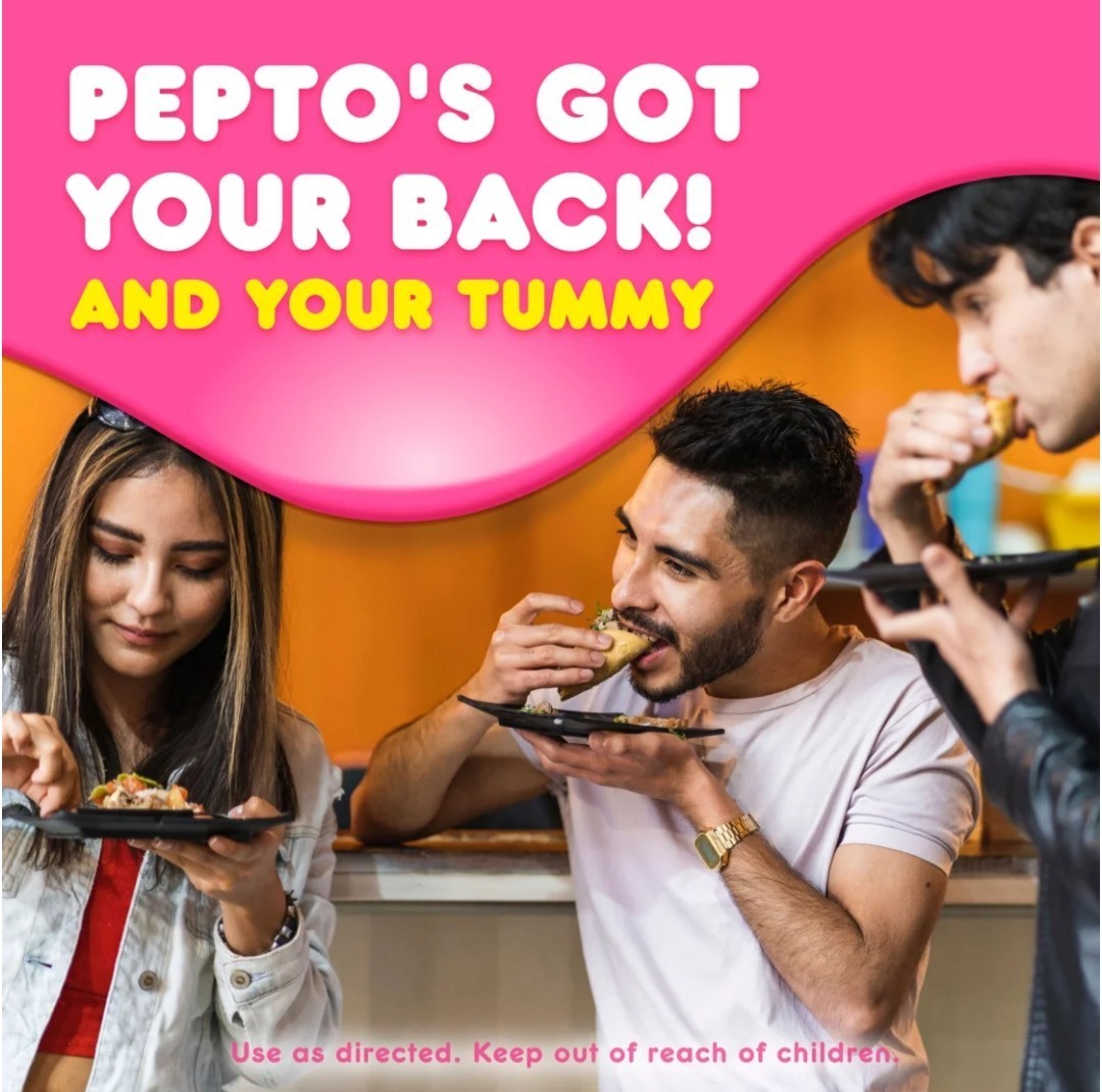 [2 Pack] Pepto Bismol 5 Symptom Stomach Relief Liquid, Original, 16 oz, Remedies