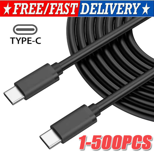 USB-C to USB C Type-C Fast Charging Data SYNC Charger Cable Cord 3/6/10FT lot