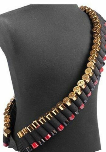 Shotgun bandoleer Rifle Sling holds 56 shells for 12 or 20 gauge 56 Rounds