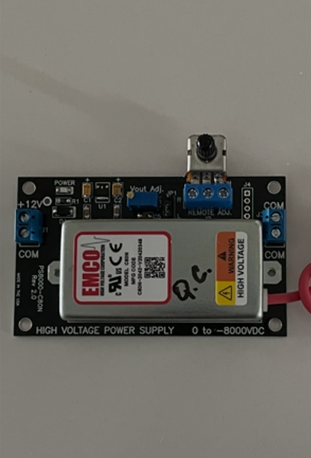 -8000VDC PROGRAMMABLE REGULATED HIGH VOLTAGE POWER SUPPLY - PMT ESL EMCO