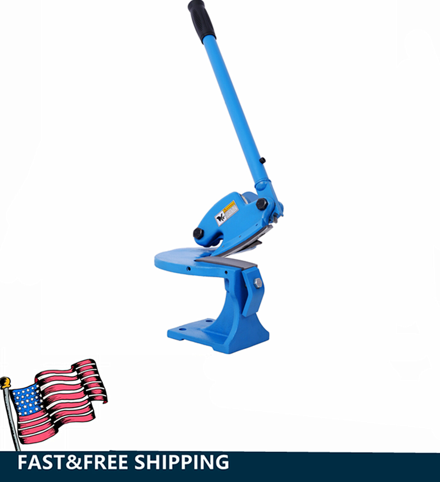 Multi-Purpose Manual Sheet Throatless Metal Shear Curved Blade Metal Cutter