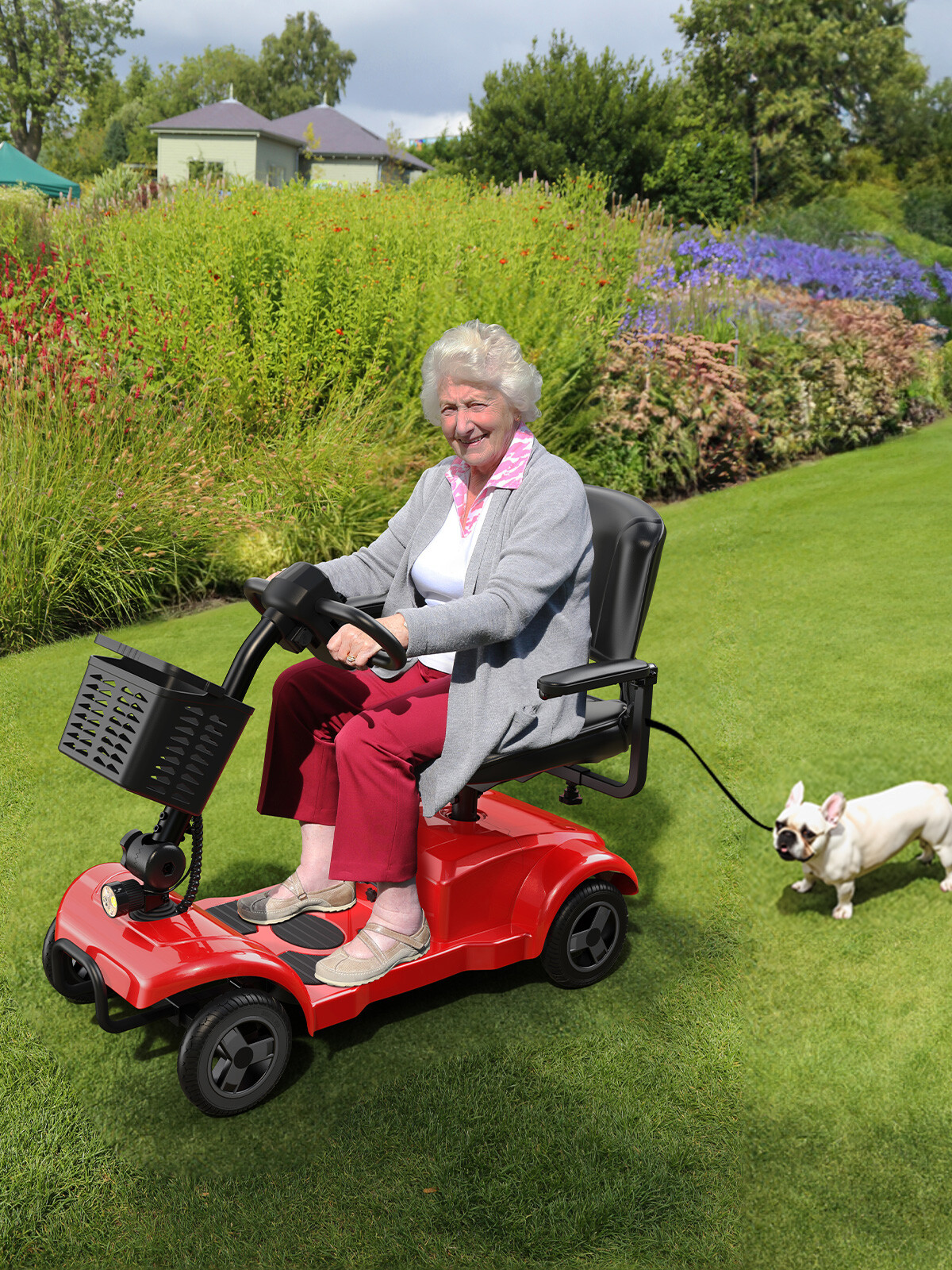 ENGWE EASE1 300 lbs Mobility Scooter 24V 12AH 4 Wheels Folding Electric Scooter