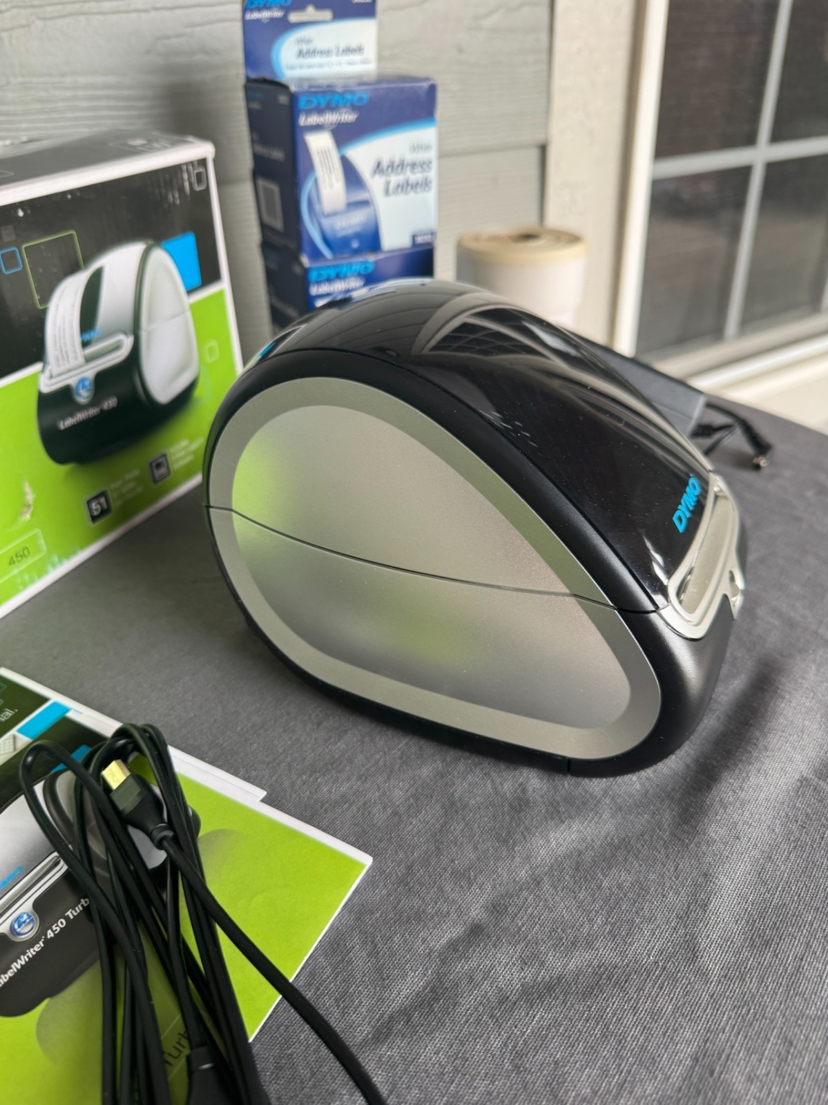 DYMO LabelWriter 450 Thermal Label Printer 1750110- w/ Power Supply & USB Cable