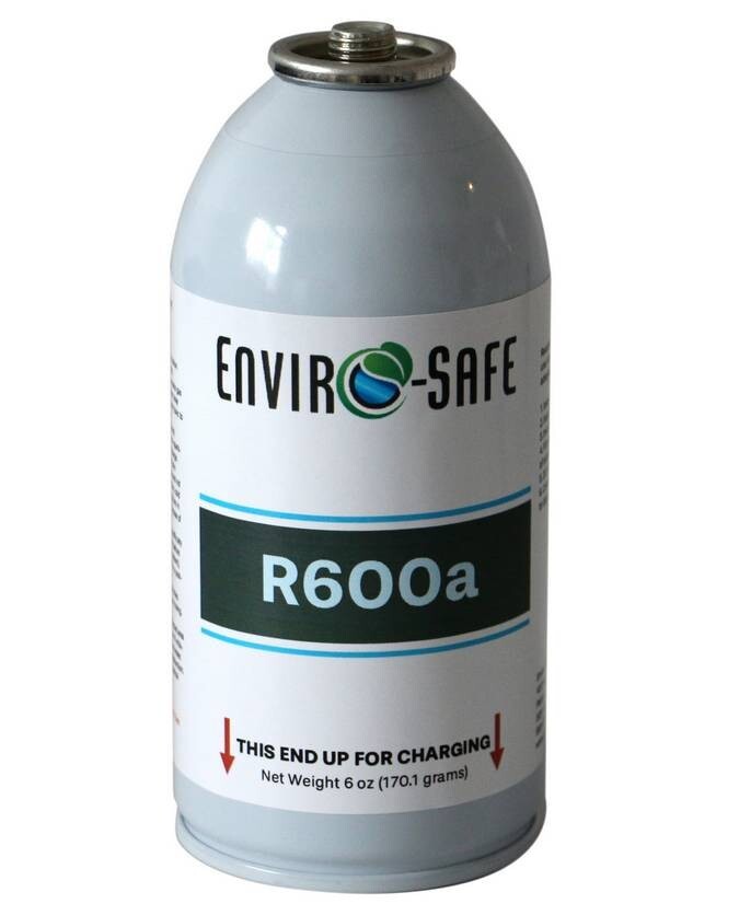 Enviro-Safe R-600a Refrigerant Inverted Piercing 6 oz 3 Cans #8070