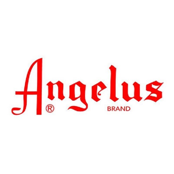Angelus Acrylic Leather Paint Water Resistant Flat White/Flat Black Color 1 oz