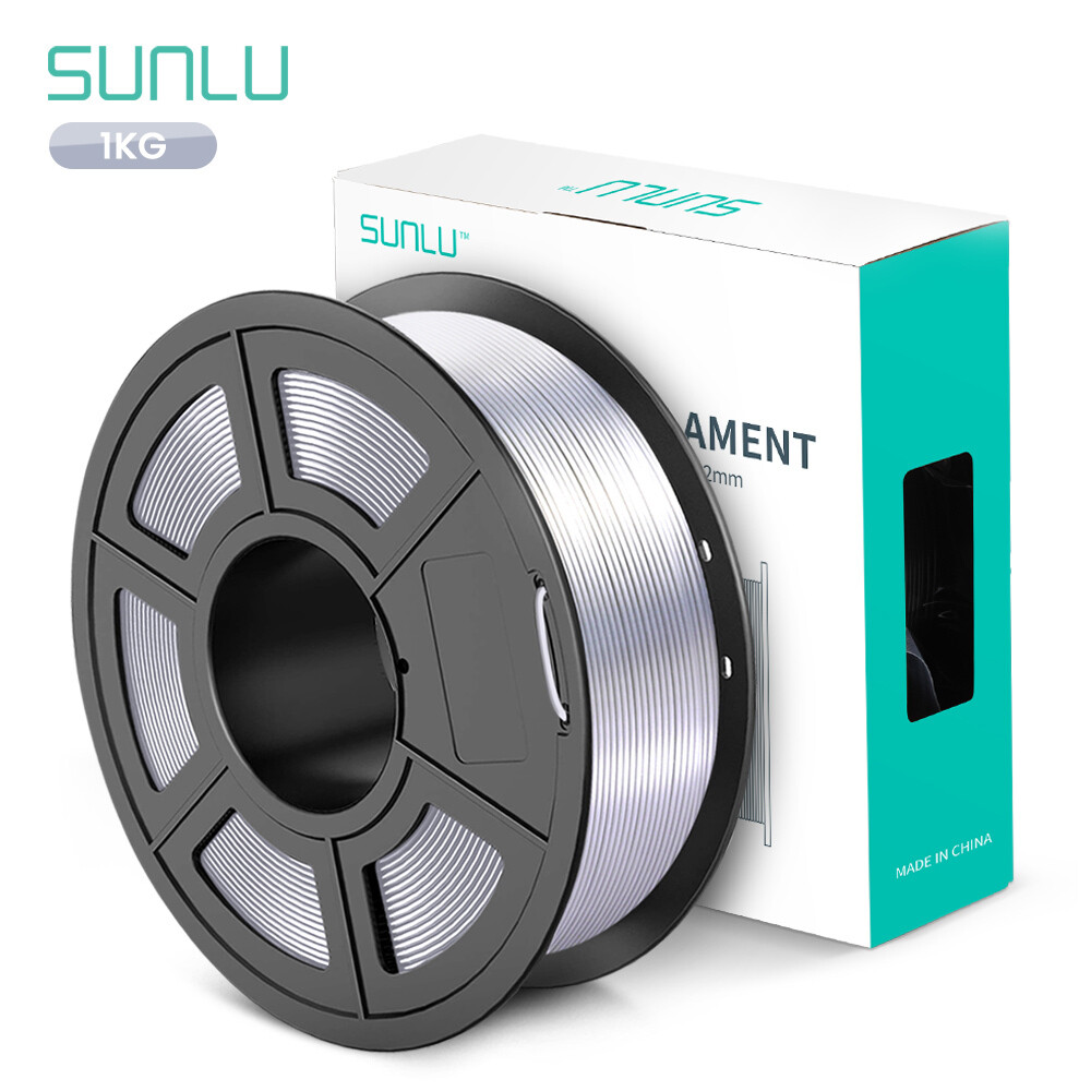 【BUY 6 GET 4 FREE,ADD 10】SUNLU 1.75MM SILK Shiny PLA+ Filament 1KG/2.2LBS Spool