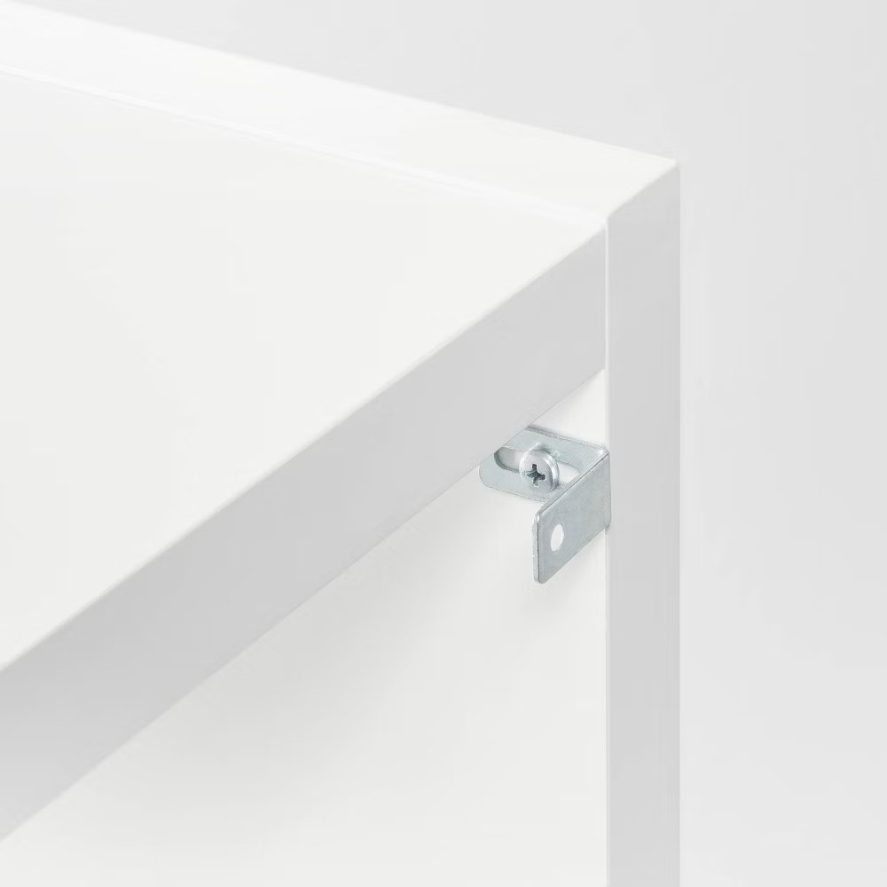 13'' 4 Cube Organizer White - Brightroom: Decorative Bookshelf, Cubby