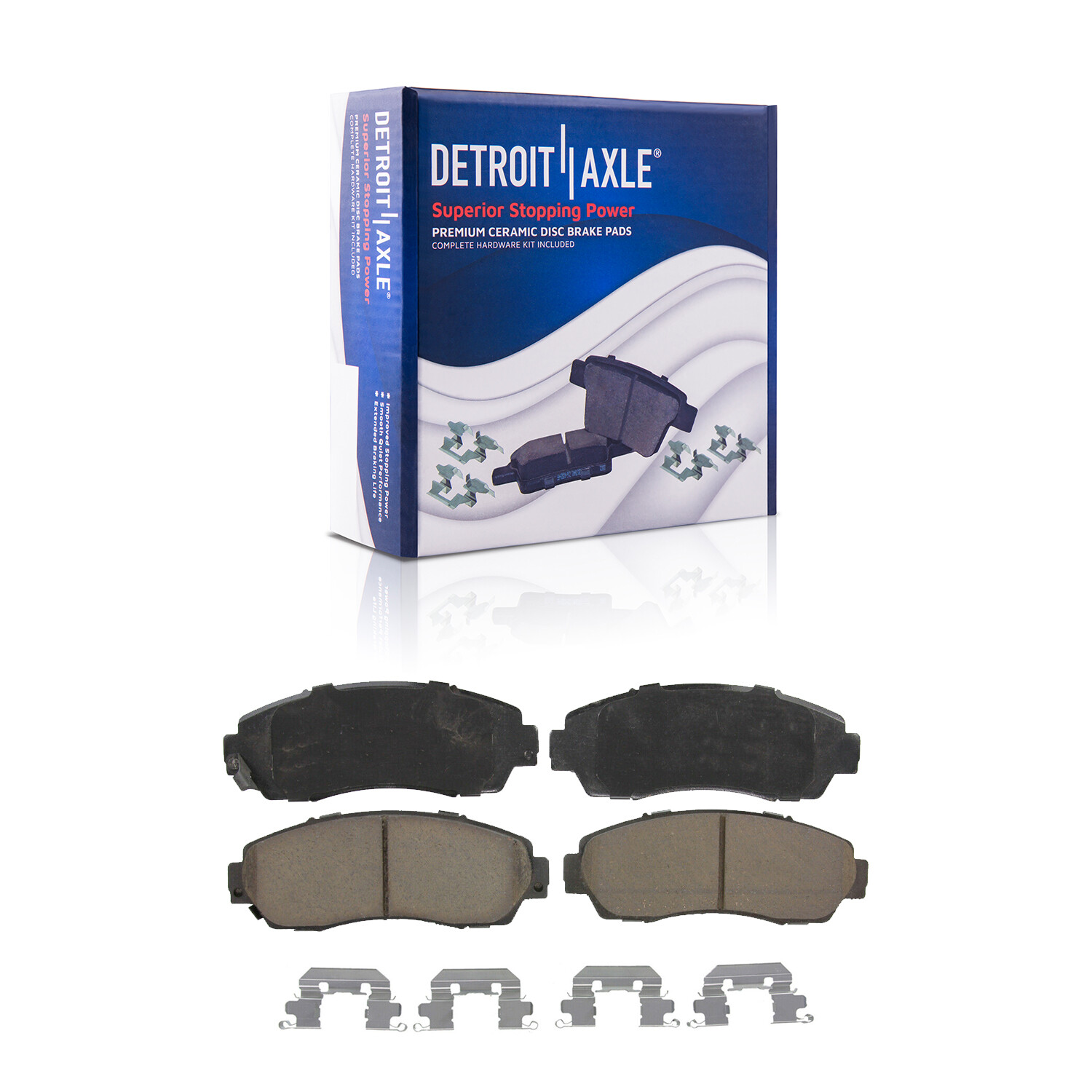 AWD Front and Rear Disc Brake Rotors Ceramic Brake Pads for 2012-2016 Honda CR-V