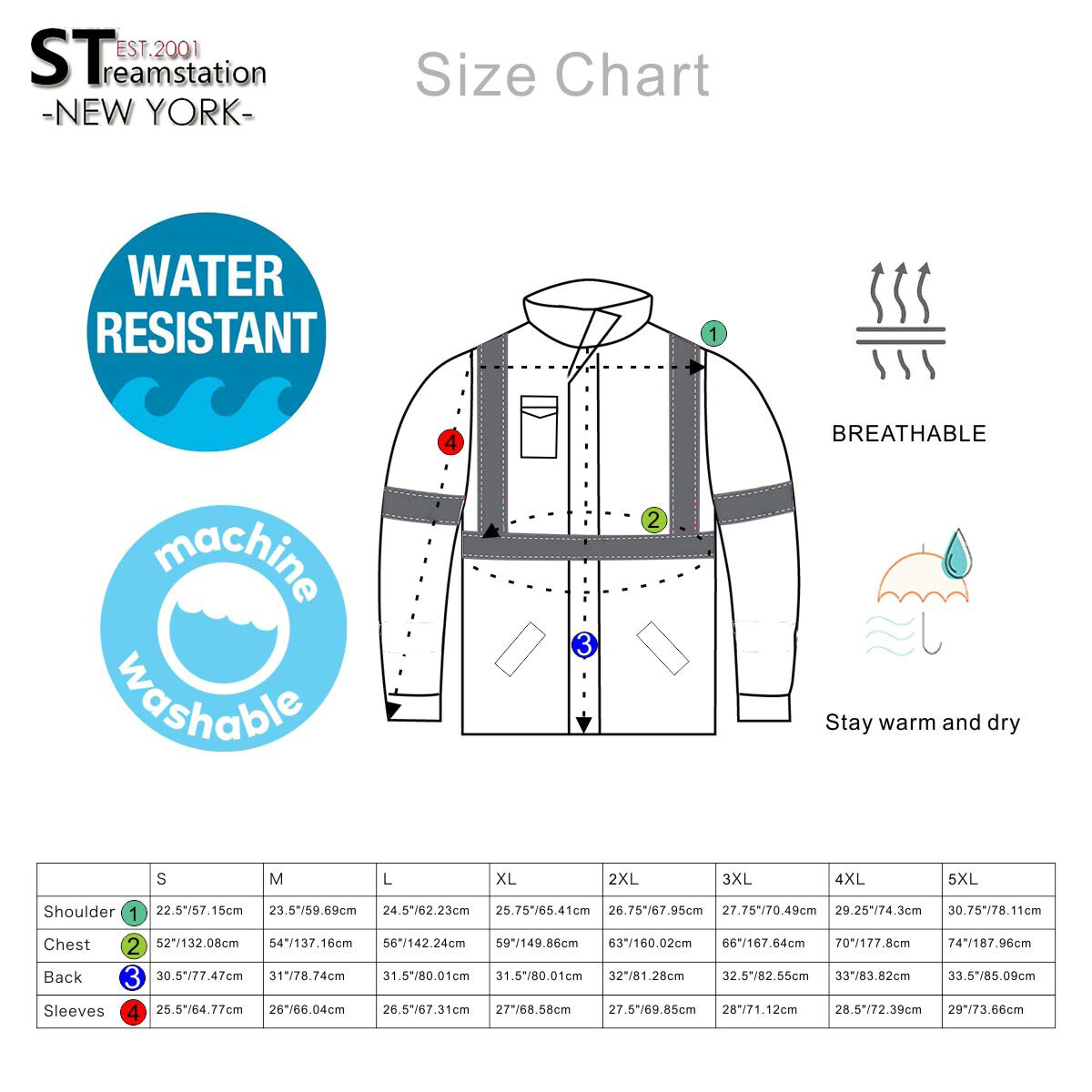 Hi-Vis Insulated Safety Bomber Reflective Jacket Coat Road Work Fleece Lining