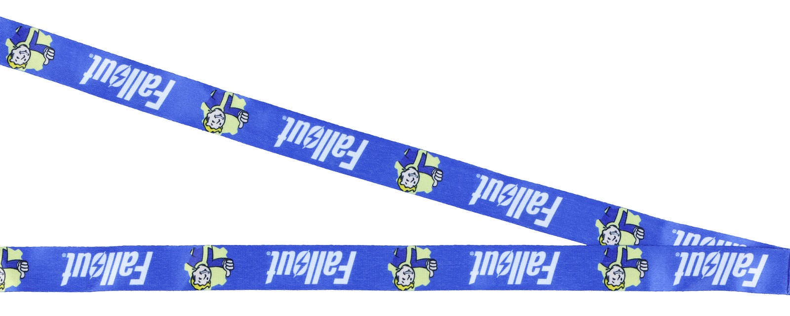 Fallout Lanyard Vault 101 Clear ID Badge Holder with Pip-Boy Rubber Charm