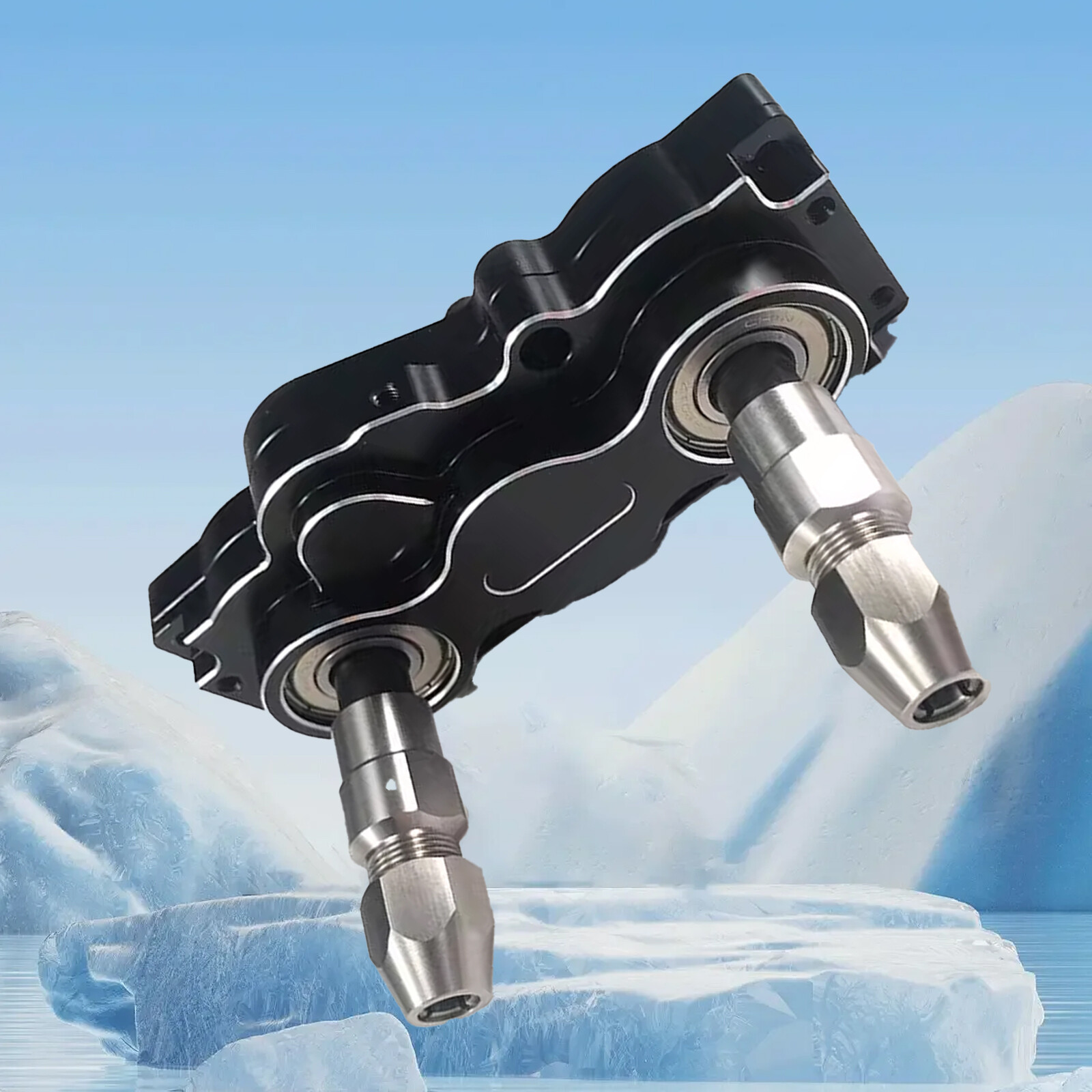 RC Boat Gear Box Forward Reverse Transfer Transmission Gearbox for RC Tug Yachts