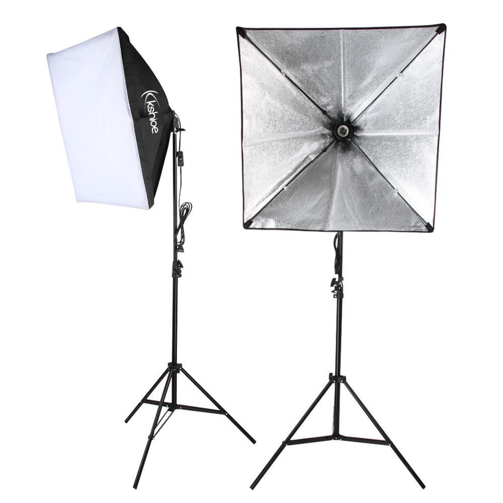 Studio Photography 2 Softbox Continuous Photo Lighting Kit w/ Carrying Bag