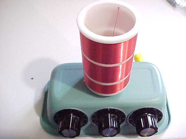 AM CRYSTAL RADIO AM BDCST. RECEIVER WITH TUNABLE TRAP FOR BCI