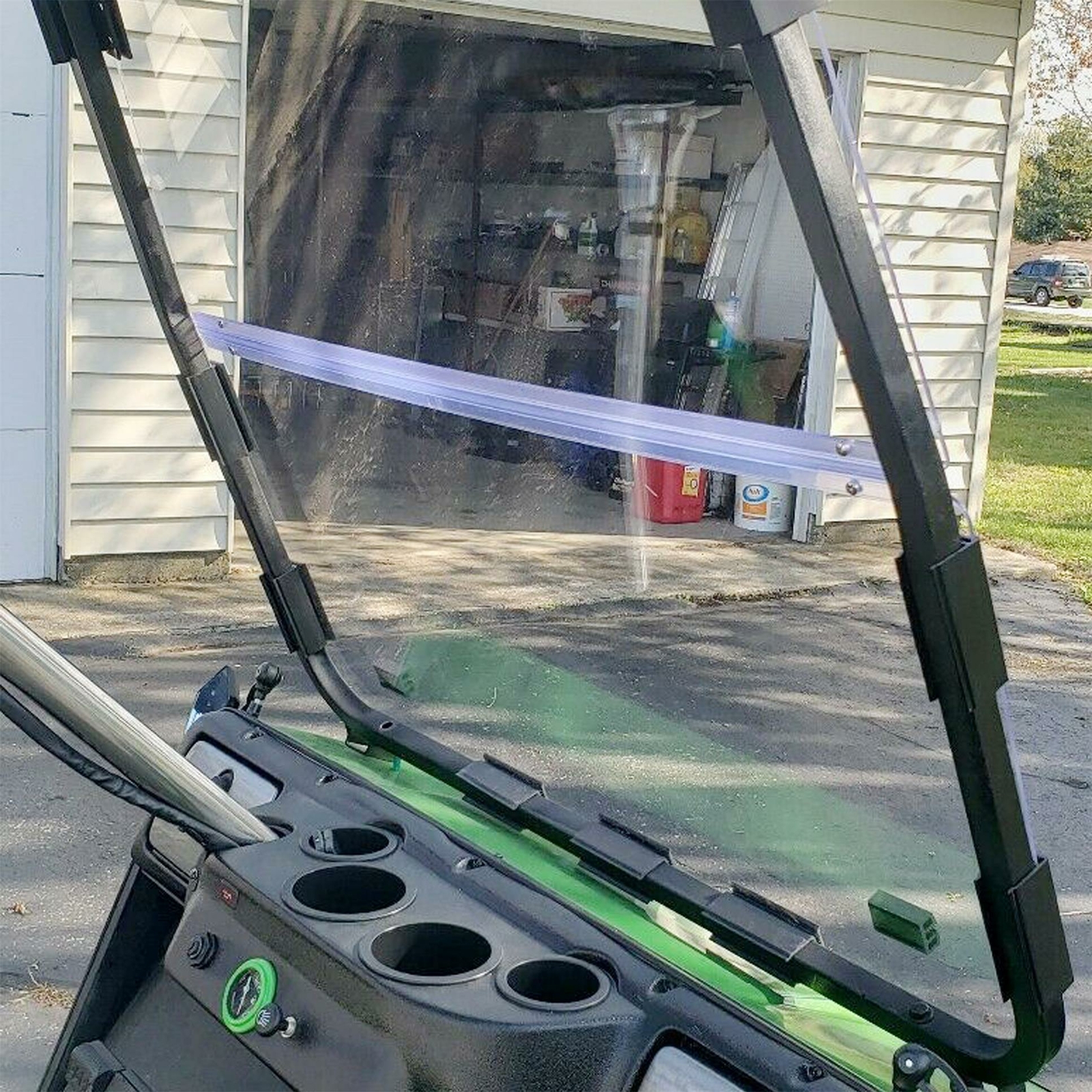 For Club Car DS Clear Windshield 2000.5 -UP New Golf Cart Folding Polycarbonate