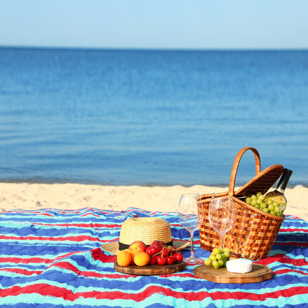 Tirrinia Extra Large Picnic Blanket, Waterproof Lightweight Portable Outdoor Mat