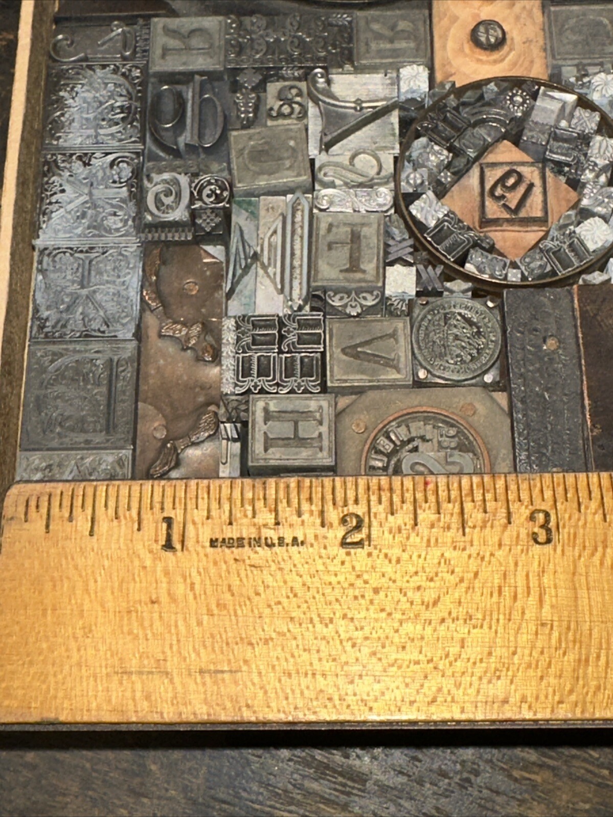 Printing Blocks Ornamentals Borders Dingbats. Wonderful Variety!! #D Beautiful!