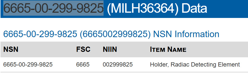 Vintage Radiation Film Badge Dosimeter Holder Military Issue Boxed [B6B3]