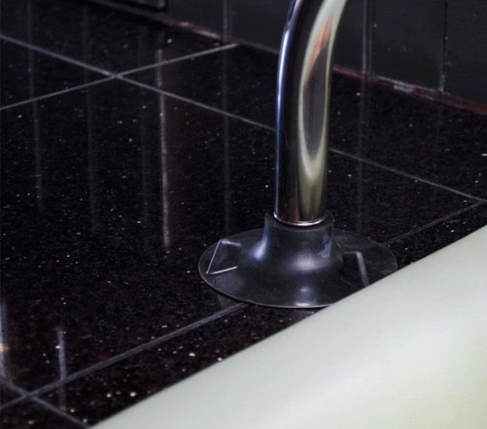 Chrome Plated Single Arm Waitress Stall Bar Service Rail Server Station