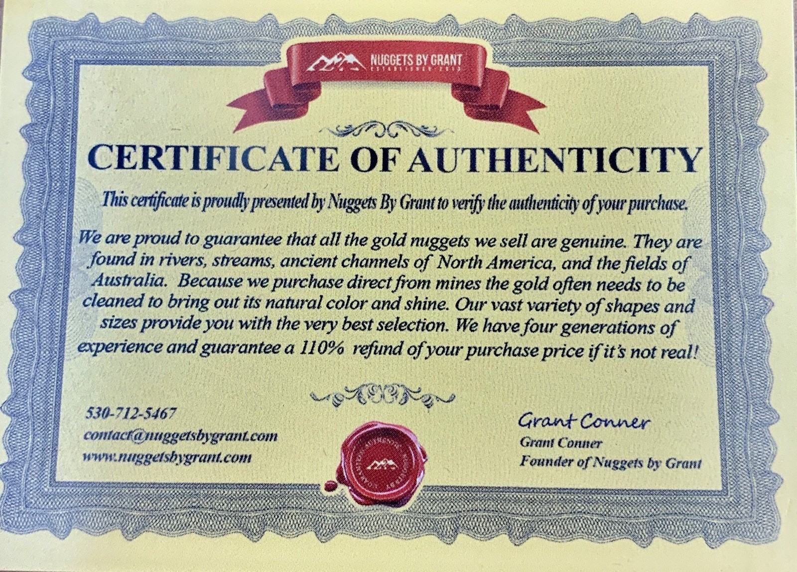 #726 Natural Gold Nugget Australian .52 Grams Genuine